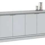 Buffet Opera Branco Acetinado Imcal 4 Portas