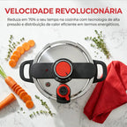 Kit Panelas de Pressão Aço Inoxidável Antiexplosão 2 Unidades