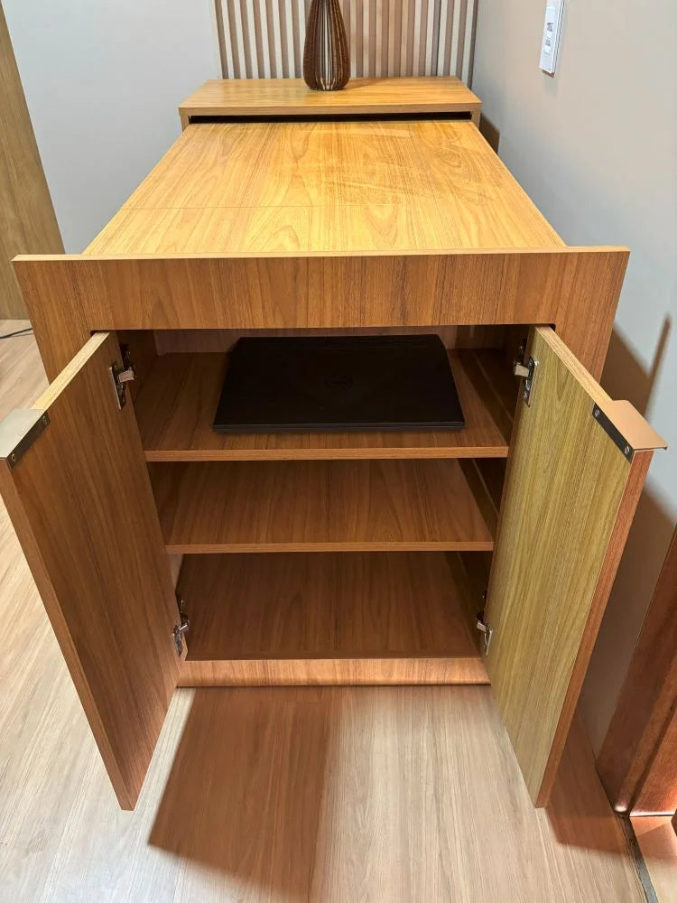 Aparador Mesa Multifuncional Extensível MDF 18mm