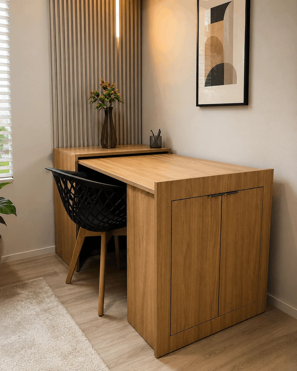 Aparador Mesa Multifuncional Extensível MDF 18mm